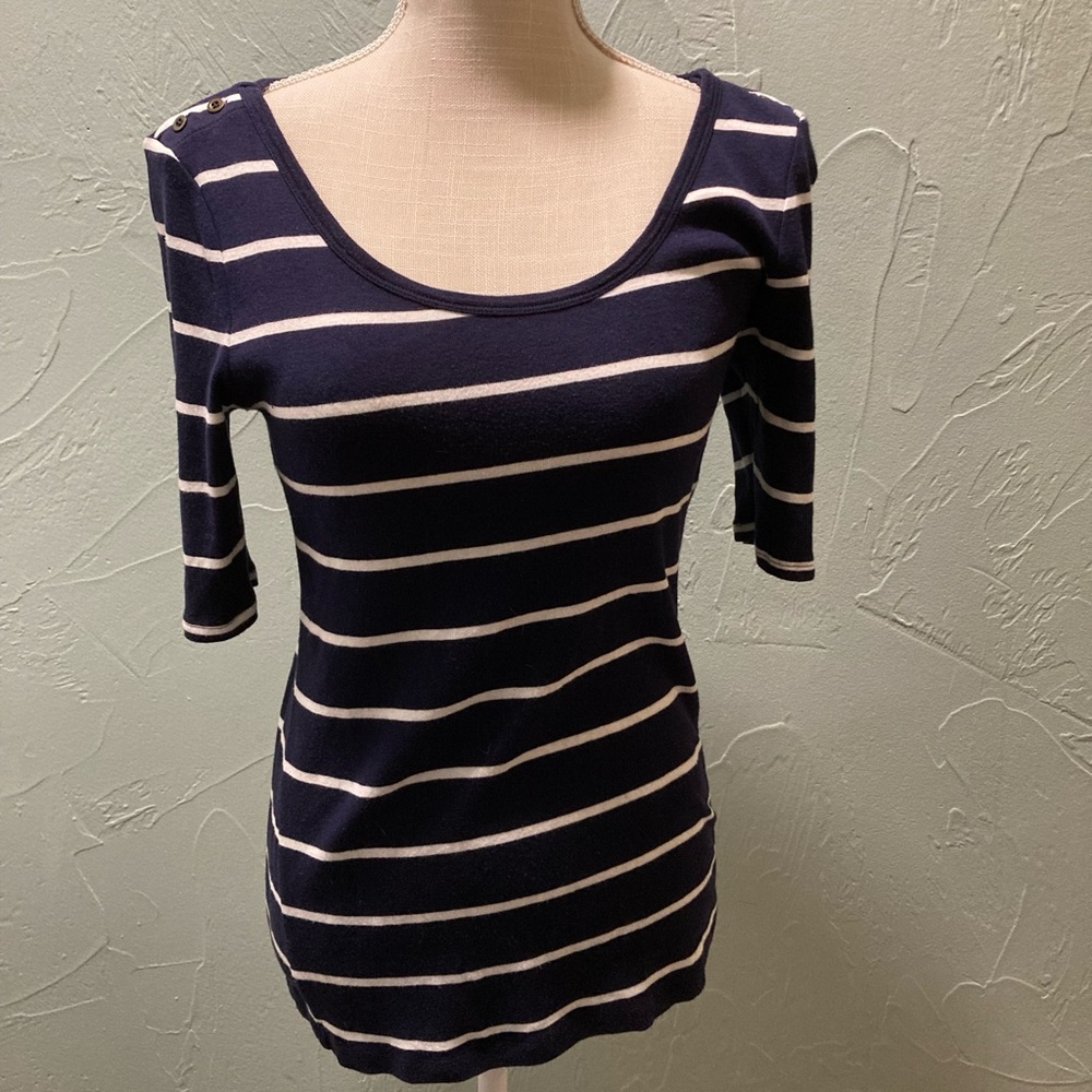 GAP
M-blue/white striped